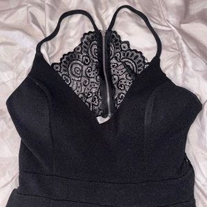 Black Full Body Romper